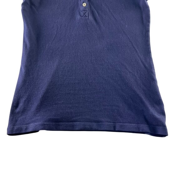 Aeropostale Womens Navy Polo Shirt With A87 Logo - Picture 3 of 9